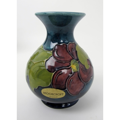 667 - A Moorcroft pottery clematis vase