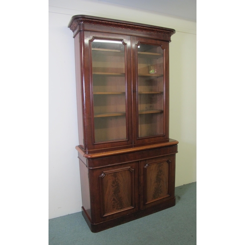 742 - A Victorian mahogany bookcase