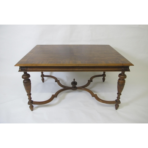 755 - A 20th Century Dutch walnut centre table in the 17th Century style