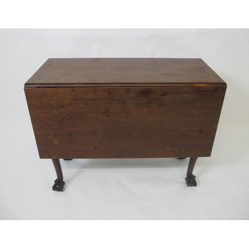 765 - A Georgian mahogany drop leaf gateleg table  possibly of Irish origin