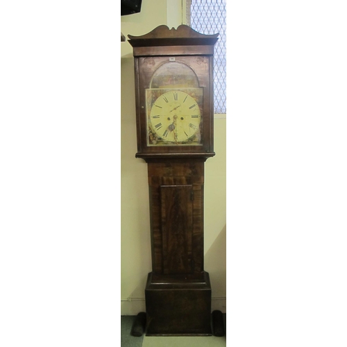 815 - A Victorian mahogany eight day longcase clock