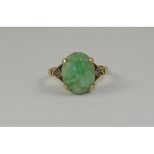 88 - A jade ring