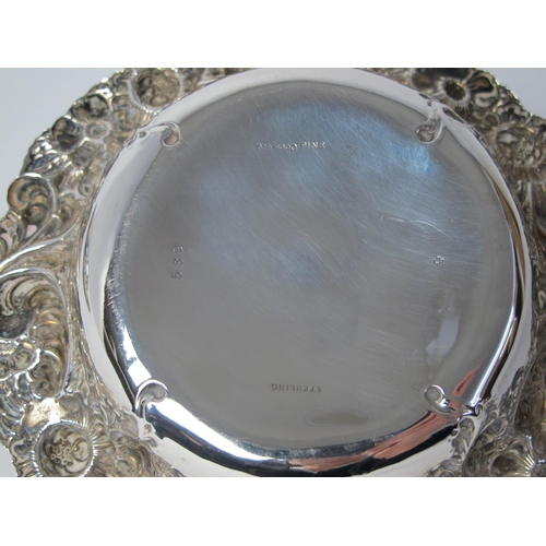 145 - A pair of Sterling silver bon bon dishes