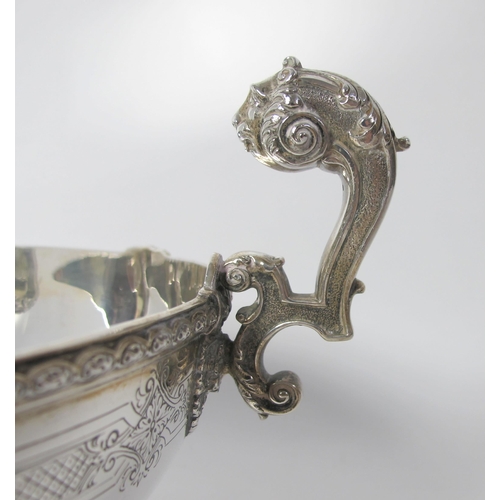 147 - A George VI silver centrepiece bowl