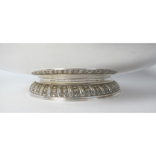 147 - A George VI silver centrepiece bowl