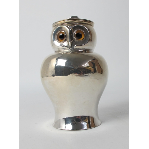 148 - A novelty silver jug