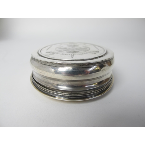 149 - A Dutch white metal snuff box