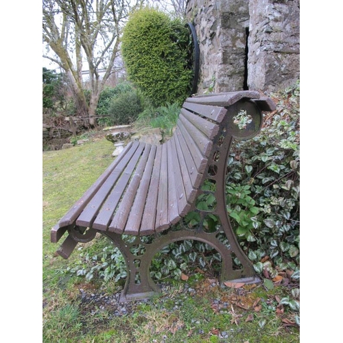 821 - *Pair of garden benches