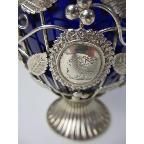 175 - A George III silver sugar basket