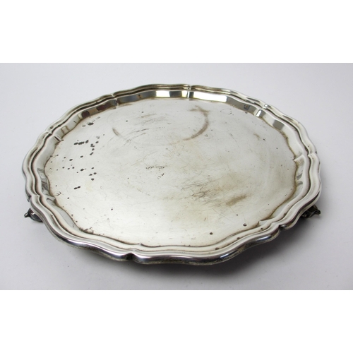 199 - A silver salver