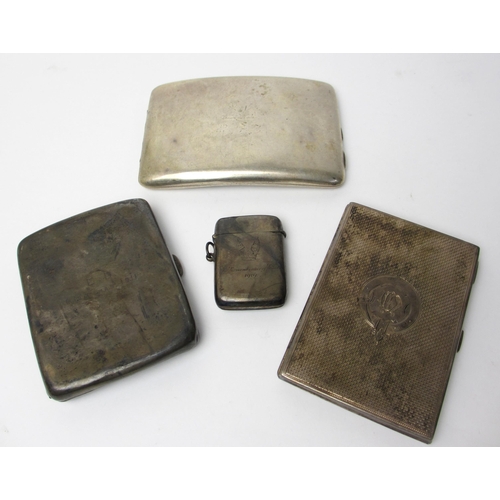 241 - A Victorian silver notecase