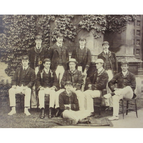 293 - Lady Margaret Boat Club  Cambridge (St Johns College) Two pewter two-handled crested trophies