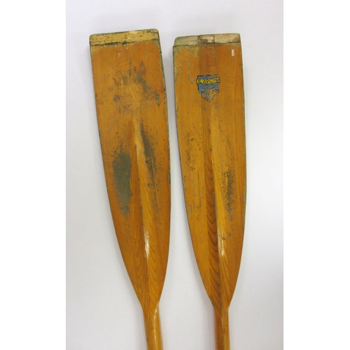 321 - A pair of Aylines sculling blades