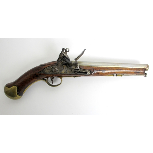 347 - A Tower flintlock pistol