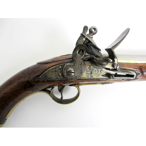 347 - A Tower flintlock pistol