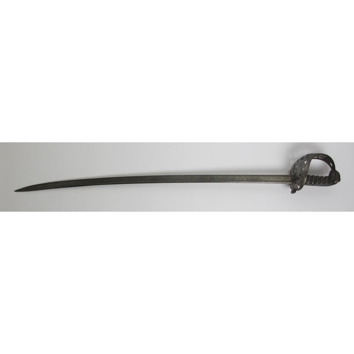 355 - A Georgian heavy dragoon sabre