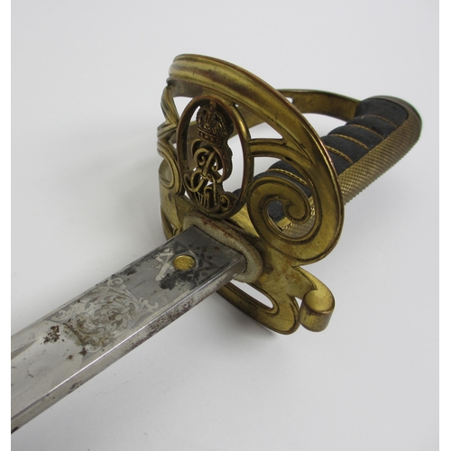 361 - An Edwardian officer's sword