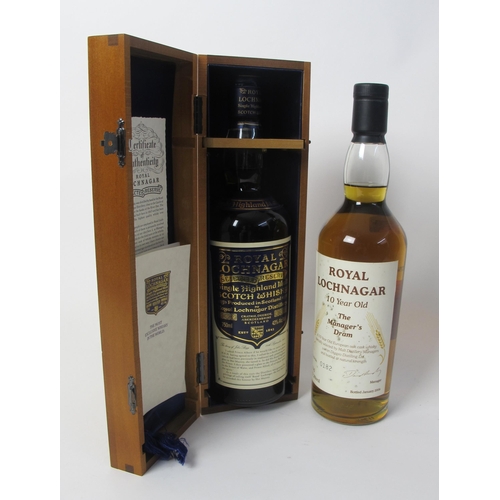 384 - Royal Lochnagar The Manager's Dram 10 Year Old malt whisky