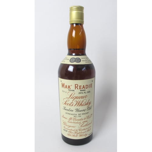 387 - Mak' Readie Twelve Years Old Liqueur Scots Whisky