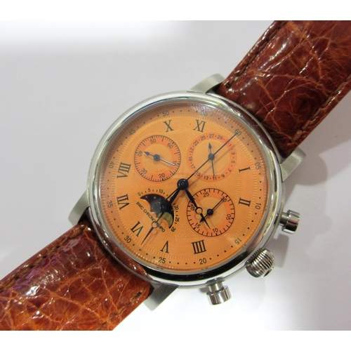 70 - A gents Belgravia Watch Co chronograph wrist watch