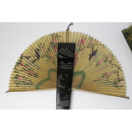 702 - A painted fan