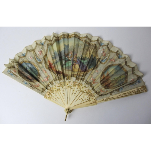 703 - A painted fan