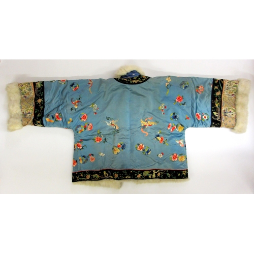 813 - A Chinese silk embroidered jacket