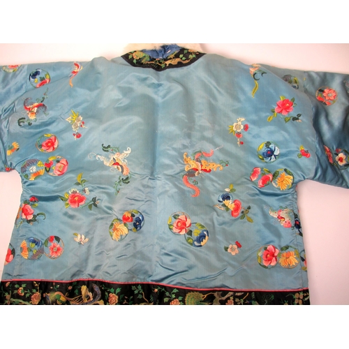 813 - A Chinese silk embroidered jacket