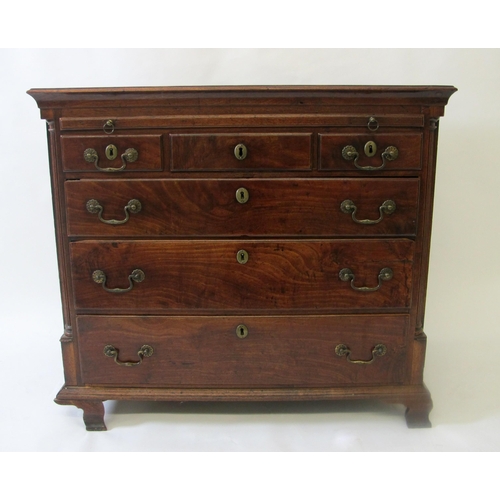 838 - An early 18th Century mahogany chest of drawers