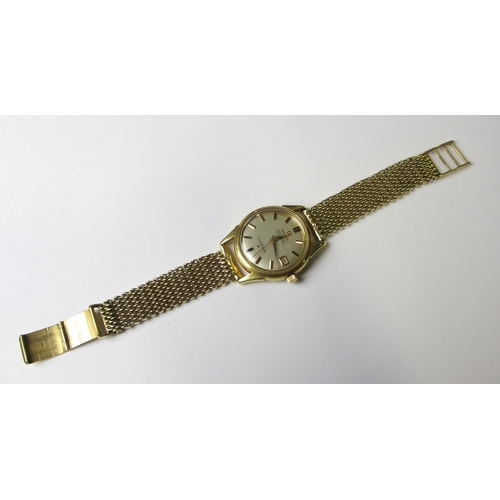 109 - A Gents 18 ct gold Omega Automatic Chronometer Constellation wrist watch