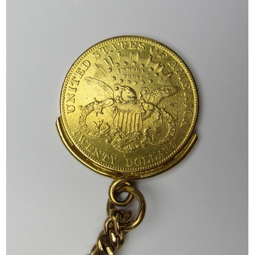 118 - A United States of America Liberty head gold 20 dollar coin