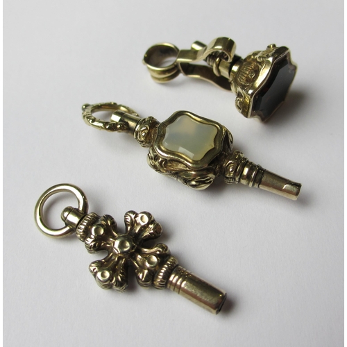 88 - Three Victorian watch keys