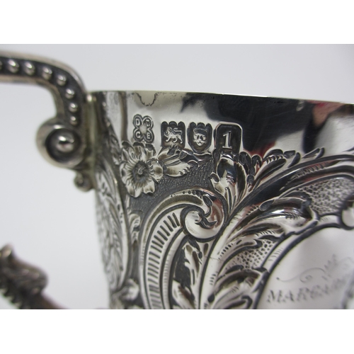 132 - An Edwardian silver christening mug