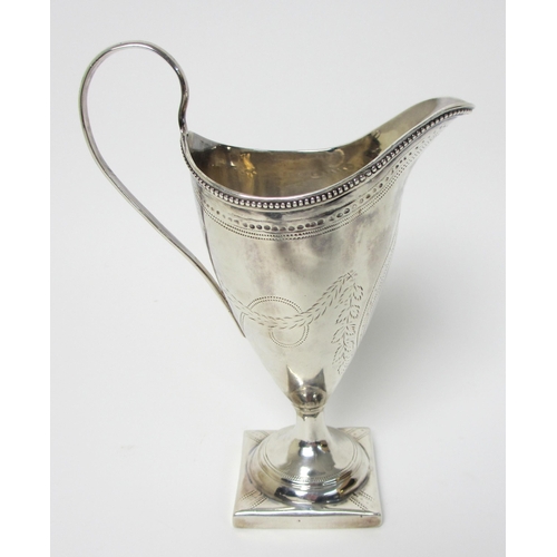 144 - A George III silver cream jug