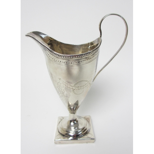 144 - A George III silver cream jug