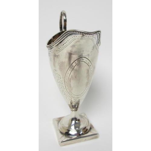 144 - A George III silver cream jug