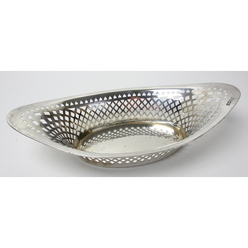 158 - A silver basket