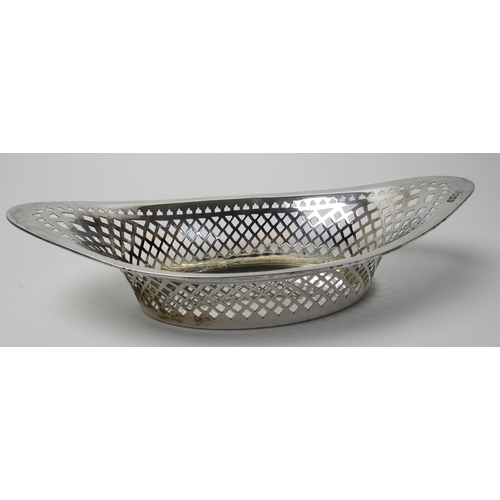 158 - A silver basket