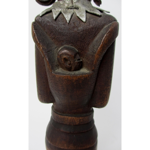 225 - A North Yoruba votive carved wood female figure