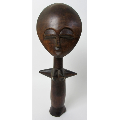 226 - An Asante People hardwood Akuaba figure