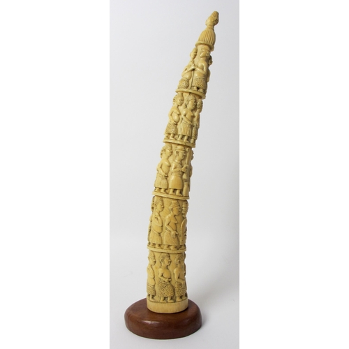 230 - A Loango ivory tusk