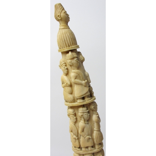 230 - A Loango ivory tusk