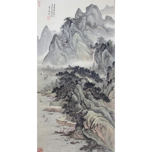 238 - A Chinese scroll painting