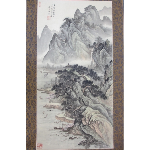 238 - A Chinese scroll painting