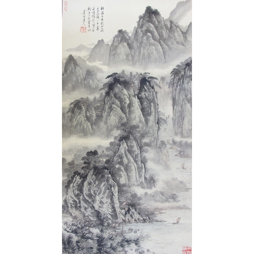 239 - A Chinese scroll painting