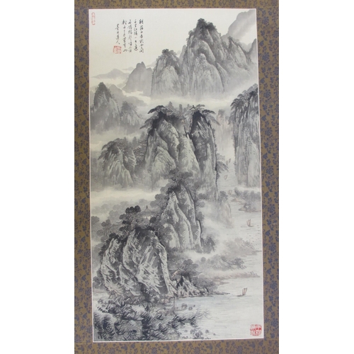 239 - A Chinese scroll painting