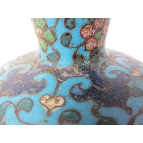 242 - A Chinese cloisonne baluster vase