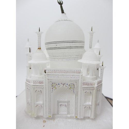 263 - An alabaster carved model of the Taj Mahal