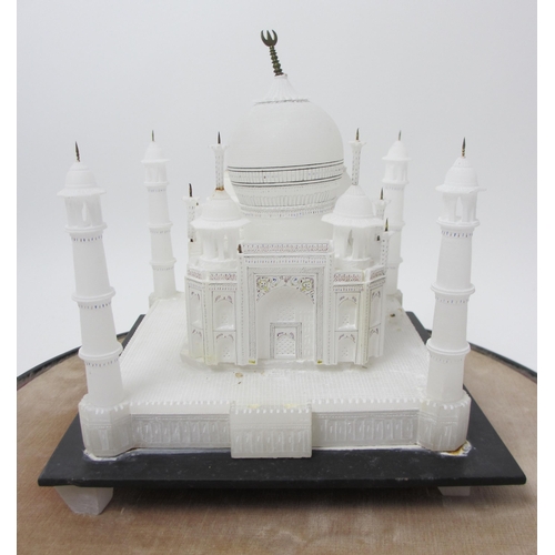 263 - An alabaster carved model of the Taj Mahal