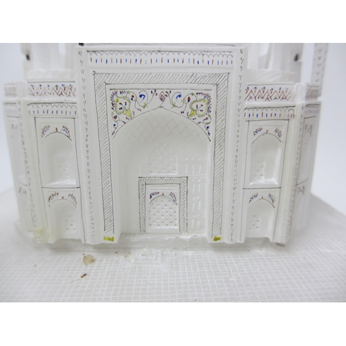 263 - An alabaster carved model of the Taj Mahal